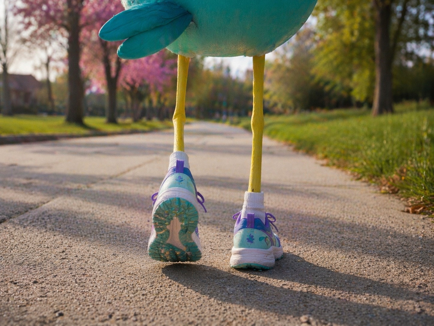 Breezy taking a stroll