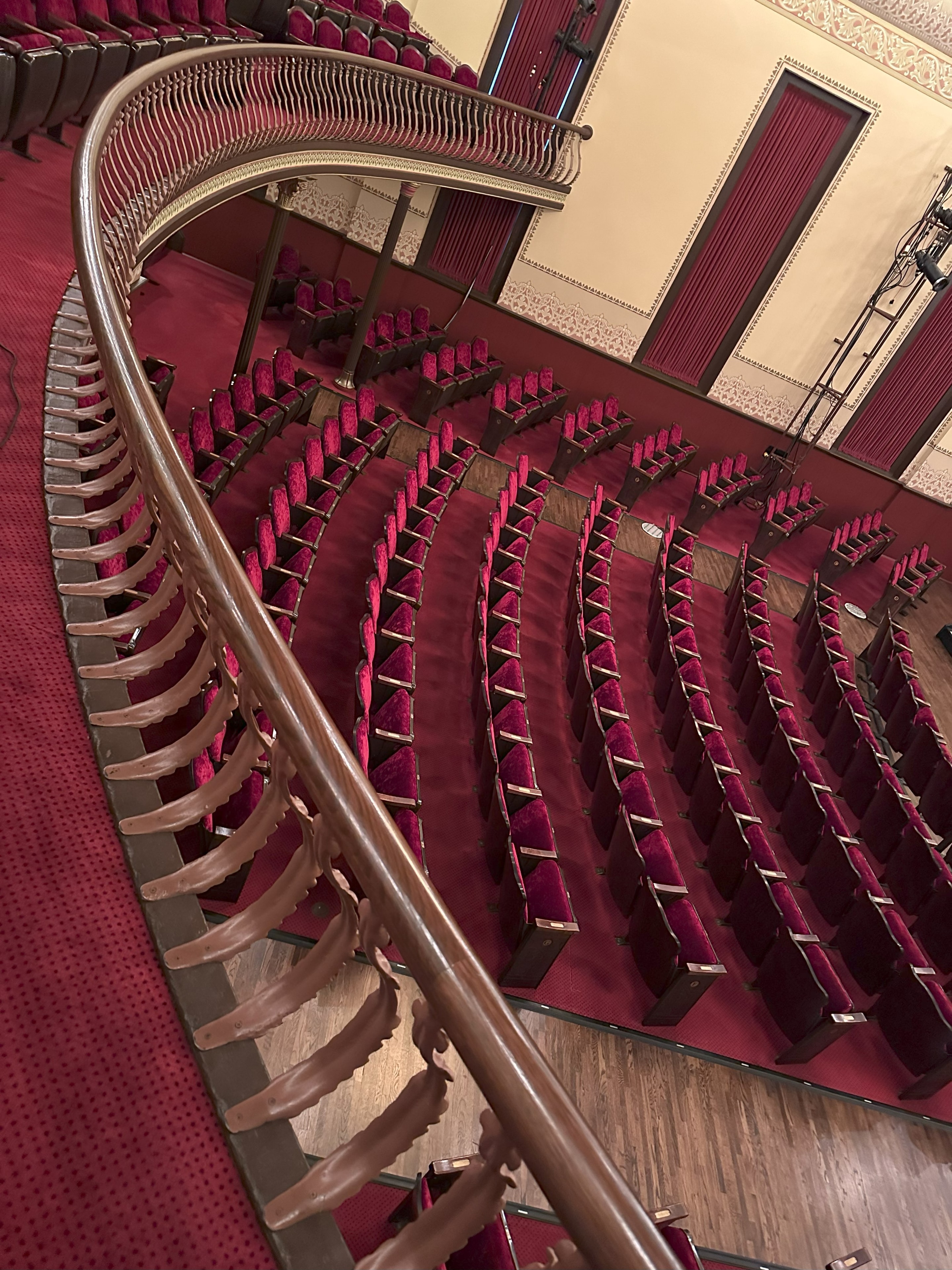 Sandwich Opera House seat cleaning. Yep. All of them.